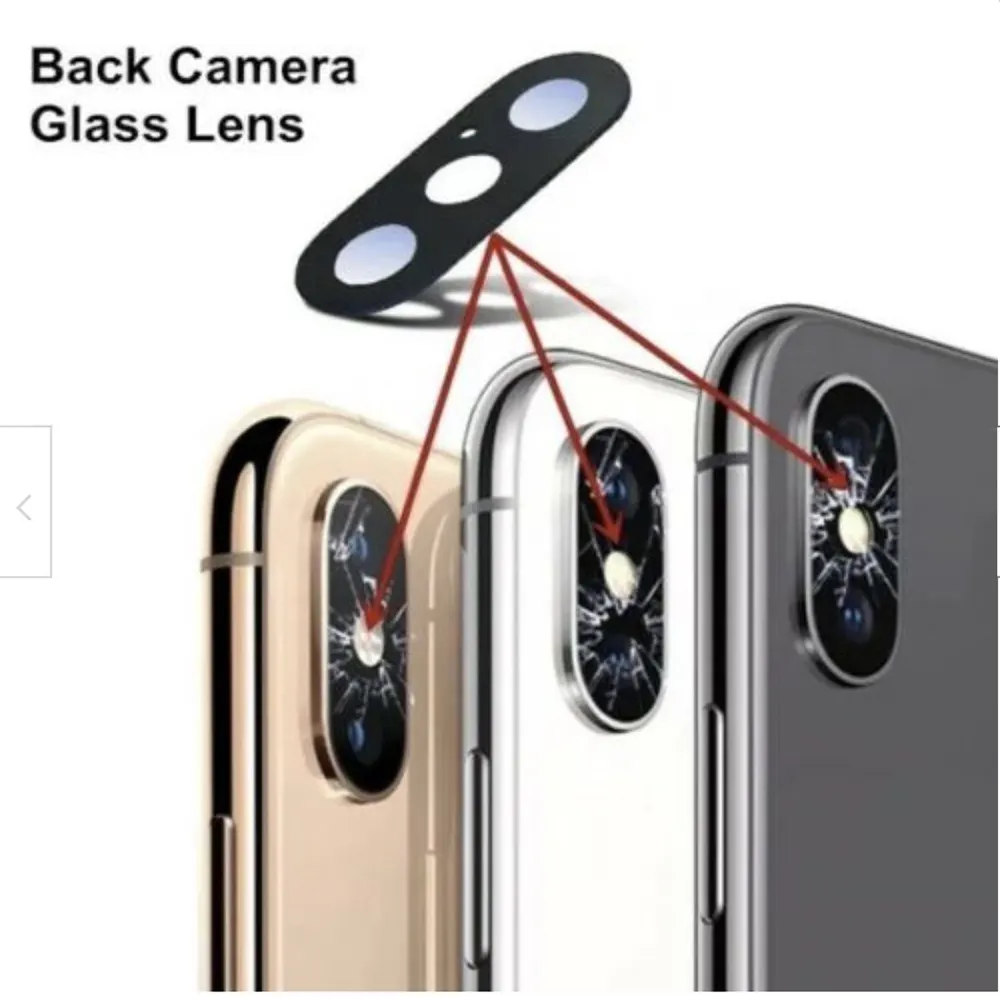 Pour Apple iPhone12 téléphone portable objectif de caméra arrière cadre en verre de caméra couverture arrière de téléphone portable cadre photo en verre étui de protection