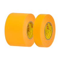 Cinta de Enmascarar Acrílica H113 Resistente al Calor hasta 100 Grados, Rollo Jumbo Goldband, para Pintura Automotriz, Uso en Interiores y Exteriores, Pisos Epóxicos