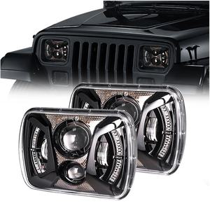 Forool De Luz Led <span class=keywords><strong>Camion</strong></span> 7 Polegada Led phares De voiture lampe frontale pour Jeep Cherokee pour 1997 <span class=keywords><strong>Toyota</strong></span> Hilux lumières - Product Image 6