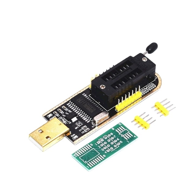 EParthub USB Programmer Tool - Gold Edition SPI I2C BIOS Flash Writer for 24 25 Series EEPROM & Router Firmware Repair