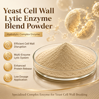 Mélange de poudre d'enzymes lytiques pour parois cellulaires de levure à haute efficacité avec bêta-glucanase et mannanase pour la désintégration cellulaire et l'hydrolyse de la levure