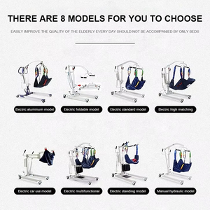 Elevador de Pacientes Eléctrico Plegable KSM-210, Elevador de Transferencia de Pacientes de Aleación de Aluminio para Hospital, Silla de Ruedas para Transferencia de Discapacitados - Product Image 3