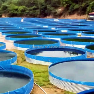 SDM, venta al por mayor, precio bajo, tanques de peces de PVC plegables redondos, acuario grande, tanque de granja de peces de plástico - Product Image 1