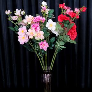 Jinxi <b>Artificial</b> Iceberg Rose Single <b>Stem</b> Silk Flower 75cm Wedding Decoration Home Decor - Product Image 2