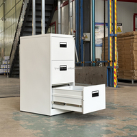 Archivador de Oficina Moderno de 3 Cajones, Archivador de Acero para Documentos, Plegable, de Metal, para el Hogar, la Oficina, Hoteles y Uso en Exteriores