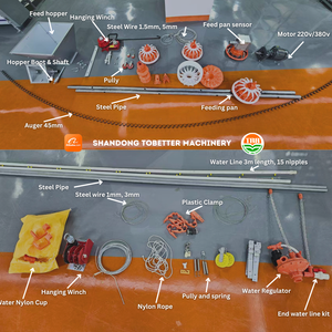 Sistema de alimentación automático para aves de engorde | Alimentador de pollos de alta eficiencia | Duradero y fácil de instalar - Product Image 1