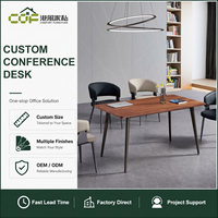 Table de réunion moderne pour 6 personnes, table de conférence, bureau debout, bureau de direction