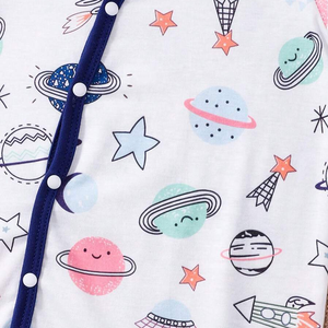 Conjunto de Mameluco de Algodón Orgánico Personalizado al por Mayor para Bebé Recién Nacido de Bambú Tejido Estilo Burbuja Ropa para Bebé - Product Image 6