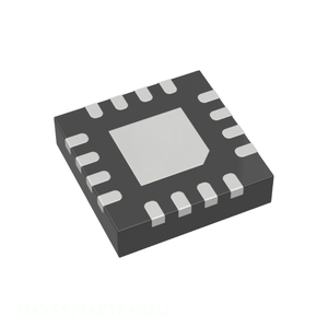 Composants électroniques à acheter en ligne sur le canal du fabricant MAX5974AETE+G3U 16 WFQFN Exposed Pad Power Management (PMIC) - Product Image 1