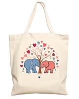 Sac fourre-tout en toile de coton recyclable imprimé de logo personnalisé