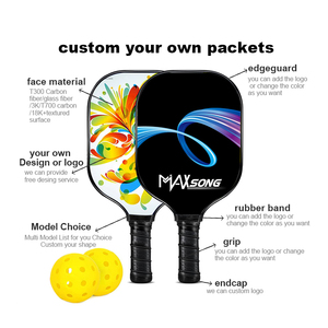 Vợt cầu lông pickleball chuyên nghiệp OEM tùy chỉnh, chất liệu sợi thủy tinh ép nhiệt T700, mặt vợt carbon dành cho người lớn - Product Image 6