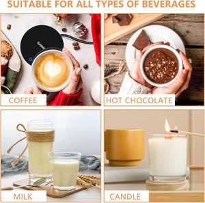 <b>USB</b> Coffe Cup Heater Warmer Heater Warmer Thermostat Coaster Tea Beverage Warmer Pad Coffee Cup Heater Mug Warmer Without a Cup - Product Image 3