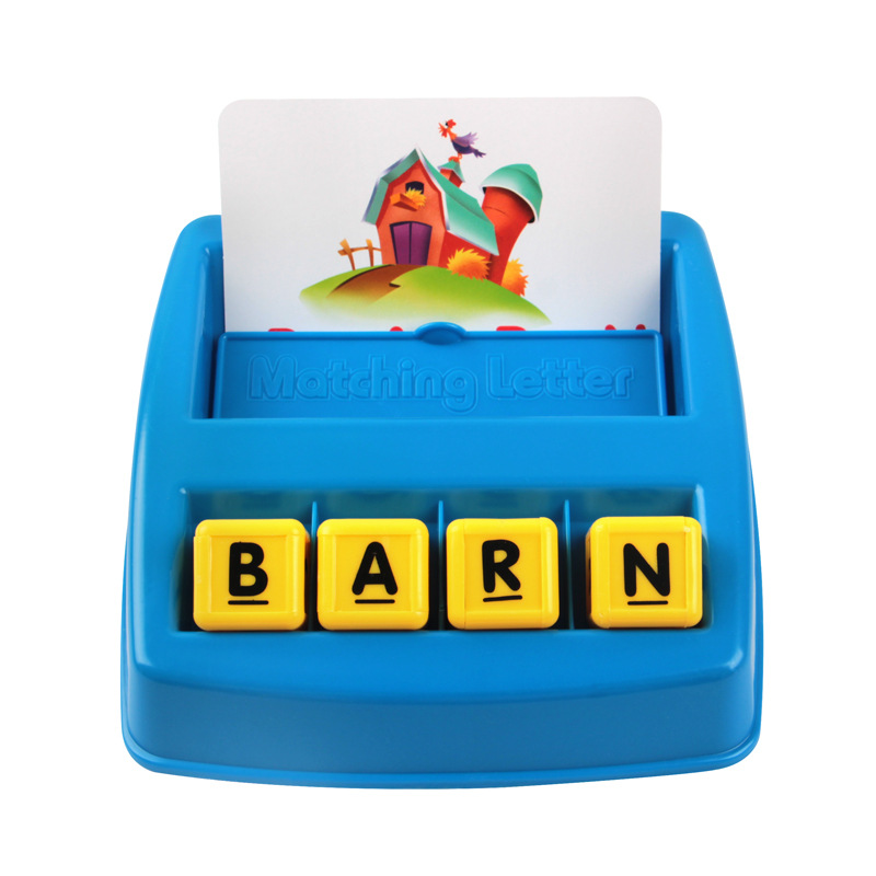 Английская грамотность Wiz Fun Game-30 в верхнем регистре Words Flash Cards для дошкольного обучения язык Обучающие пластиковые игрушки