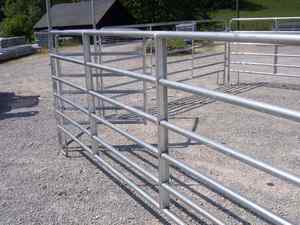 Clôture d'hippodrome galvanisée à chaud <span class=keywords><strong>bois</strong></span> traité sous pression modélisé en 3D pour bovins moutons chevaux enclos pour animaux meilleur vendeur - Product Image 5