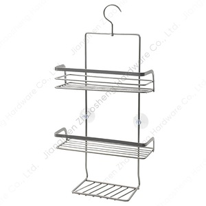 Étagère de douche pour salle de bain à 3 niveaux, fixation par ventouse, sans perçage, étagère de rangement durable - Product Image 5