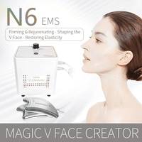 Alternatives N6 Instrumento Facial de Doble Sonda con Mango de Elevación para Limpieza y Esculpido Facial, Creación de Rostro en V, Restauración de la Elasticidad de la Piel