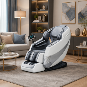 Fauteuil de massage commercial chauffant à gravité zéro avec scanner corporel, rouleaux 4D IA et fonction de séparation des jambes - Product Image 2