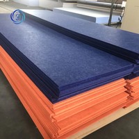 Panel Acústico de Fieltro PET para Pared, Paneles Acústicos para Oficina y Estudio, Reducción de Ruido, Absorción de Sonido, Panel de Fibra de Poliéster Ignífugo
