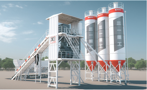 Planta Mezcladora de Concreto Modelo HZS90X8 de 90m³/h con Sistema de Calefacción para Clima Frío - Product Image 4