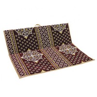 Extérieur intérieur pliant jeu arabe saoudien Sadu tissu sol siège chaise canapé tapis de sol avec support dorsal