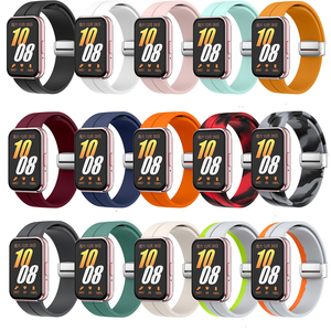 Correa Deportiva de Silicona con Hebilla Magnética para Samsung <span class=keywords><strong>Galaxy</strong></span> Fit 3, Correa de Silicona Magnética para <span class=keywords><strong>Galaxy</strong></span> Fit3 SM-R390, Brazalete de Silicona - Product Image 2