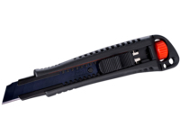 Couteau de sécurité professionnel de la marque Assist, 18,5 mm, couteau utilitaire de qualité industrielle, OEM, alliage de zinc + poignée en caoutchouc, lame coulissante