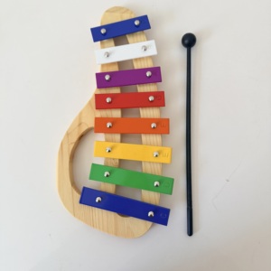 Piano Orff 8 notes, basson et <span class=keywords><strong>xylophone</strong></span>, instrument de musique pour enfants, percussion, sacoche, matériau <span class=keywords><strong>en</strong></span> <span class=keywords><strong>fer</strong></span>, bois - Product Image 2