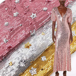3mm sequin vải <span class=keywords><strong>polyester</strong></span> lấp lánh cho tất cả các mùa váy áo cưới và trang phục sân khấu với một loạt các màu sắc - Product Image 6