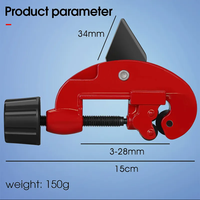 Pisau pengupas kabel serat optik, pembuka kabel horizontal merah 3-28MM