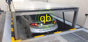 4 bài 3 tầng đơn giản Pit Xe ba Stacker bãi đậu xe hệ thống thang máy dọc ngầm văn phòng xây dựng nhà để xe thiết bị lưu trữ thang máy - Product Image 3