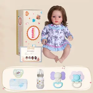 Babeside Wholesale Cute Baby Doll Girl Live Doll Realistic Vinyl Silicone Reborn Toys Baby Reborn