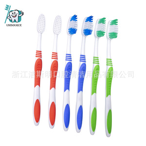 Cepillos de dientes económicos personalizados para adultos JSM318, coloridos, manuales, de carbón de bambú para el cuidado bucal - Product Image 3