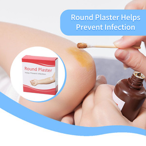 Parches Adhesivos Redondos Transpirables de PE para Primeros Auxilios en Niños, Venda Médica para Heridas, Parches para Heridas IV - Product Image 2