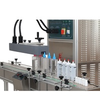 Ligne de scellage par induction à grande vitesse (200 à 600 Bpm) pour flacons compte-gouttes à embout pointu, idéale pour les gouttes oculaires et les huiles essentielles