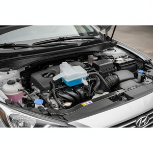 Réservoir d'expansion et de trop-plein bleu d'origine Hyundai Accent 11 (référence 25431-1R500) - Product Image 3