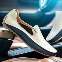 Nouveaux Mocassins Homme 2026 Légers Grande Taille Respirants Perforés à Enfiler Chaussures Plates Décontractées de Créateur pour Hommes