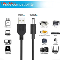 Câble USB vers 12V DC DAJIANG, adaptateur 5.5x2.1mm pour voiture et appareil photo