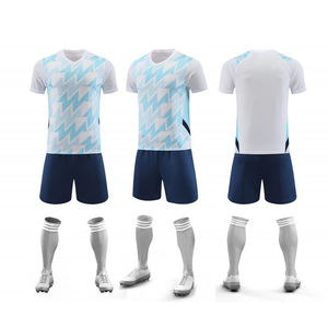 Maillots de football personnalisés pour hommes adultes, vente en gros, 100% polyester, impression par transfert thermique, OEM, entraînement, séchage rapide - Product Image 2