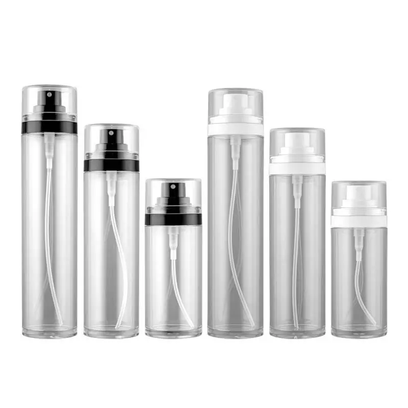 Garrafa de embalagem cosmética personalizada, 50ml 80ml 100ml azeite de plástico, garrafa spray eco-amigável