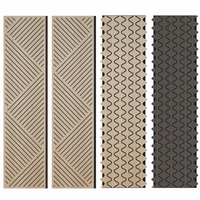 Fabricant professionnel de panneaux acoustiques modernes, fond mural en MDF, pour hôtel, hôpital, absorption acoustique, imperméable