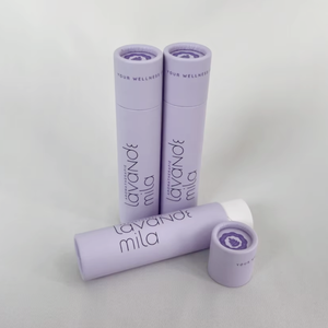 Prix usine Écologique 5g Déodorant Conteneur Résistant À L'huile Kraft Carton Push up Mini Baume À Lèvres Push up Tube De Papier - Product Image 5