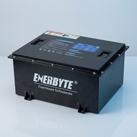 Paket Baterai Li-Ion Enerbyte Deep Cycle Solar LiFePO4 Lithium Ion untuk RV, Golf Cart, AGV, ISO