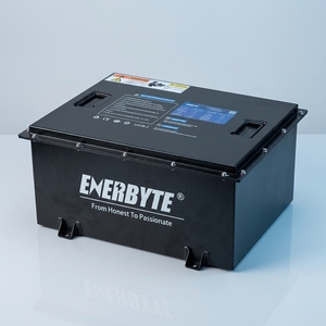 Batterie solaire Li-ion à cycle profond Enerbyte, pack de batteries LiFePO4 au lithium-ion pour camping-car, voiturette de golf, AGV, ISO - Product Image 1