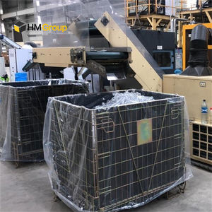 Depo malzeme taşıma istiflenebilir depolama tel örgü katlanmış katlanabilir PET Preform kafes - Product Image 3