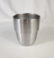 Gobelet isotherme empilable en acier inoxydable de 10 oz pour lait, expresso et café, tasse à eau isolée pour les voyages en extérieur