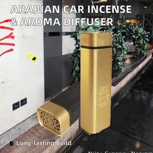 Arabian <b>Rechargeable</b> Electric Car Incense Burner & Aromatherapy <b>Diffuser</b> Fragrance Evaporator & Incense Holder Warmer - Product Image 2