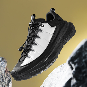 Zapatillas de Running para Hombre Fáciles de Poner y Quitar, con Cordones Rápidos, Suela Gruesa, para Senderismo, Caminar, Trotar, Deporte al Aire Libre - Product Image 6
