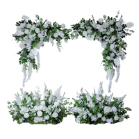 Arche de fleurs artificielles en soie pour mariage, remise de diplôme, Halloween, anniversaire, cérémonie, événement, décoration de scène