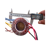 Transformateur toroïdal professionnel élévateur et abaisseur de tension audio 115V vers 16V pour amplificateur haute puissance à faible bruit