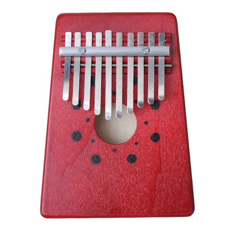 10 phím ngón tay Đàn hạc gỗ nhạc cụ quà tặng đồ chơi ngón tay cái Đàn Piano Bộ dụng cụ kalimba ngón tay cầm tay đàn Piano